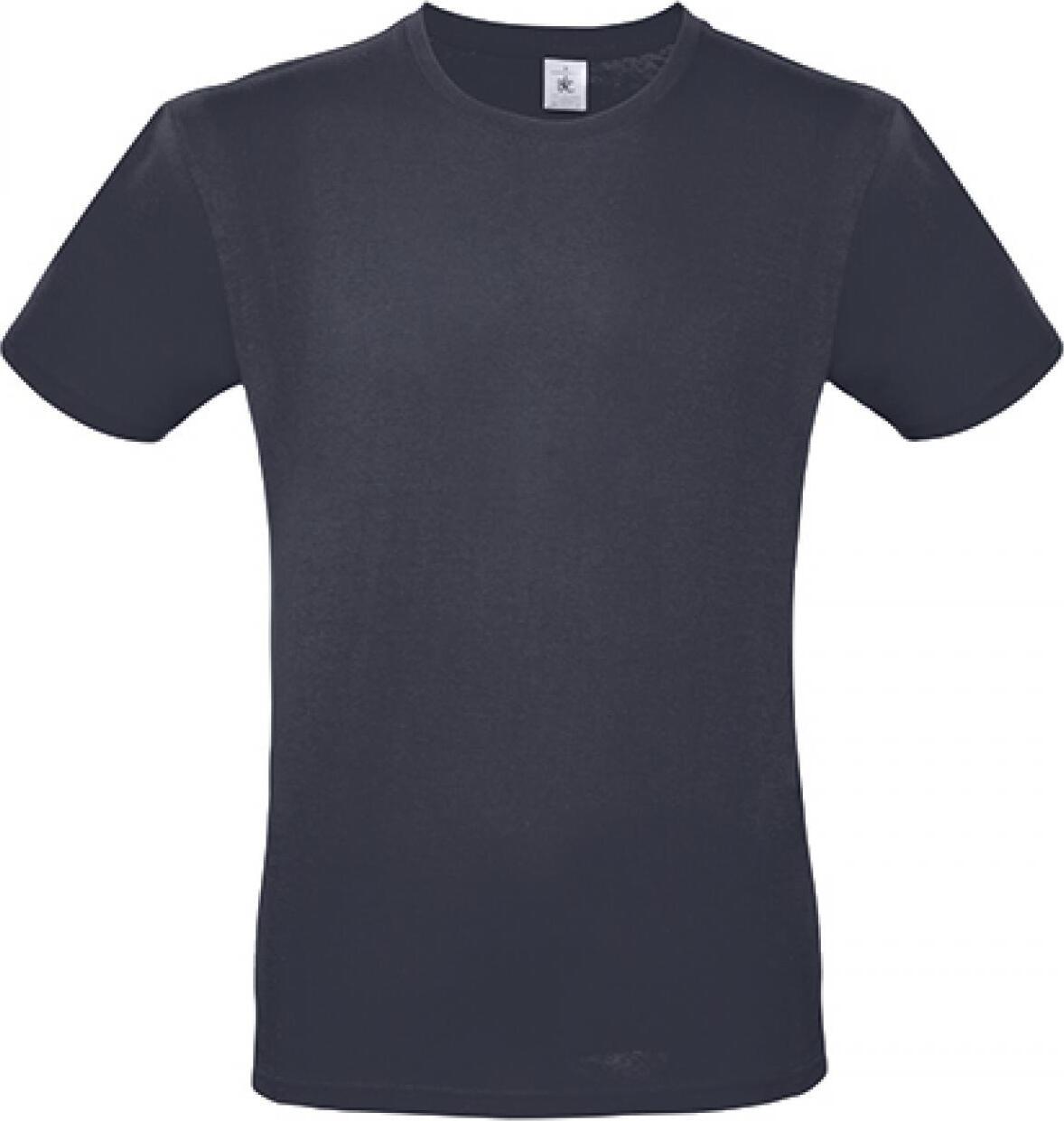 b&c t-shirt e150 light navy s