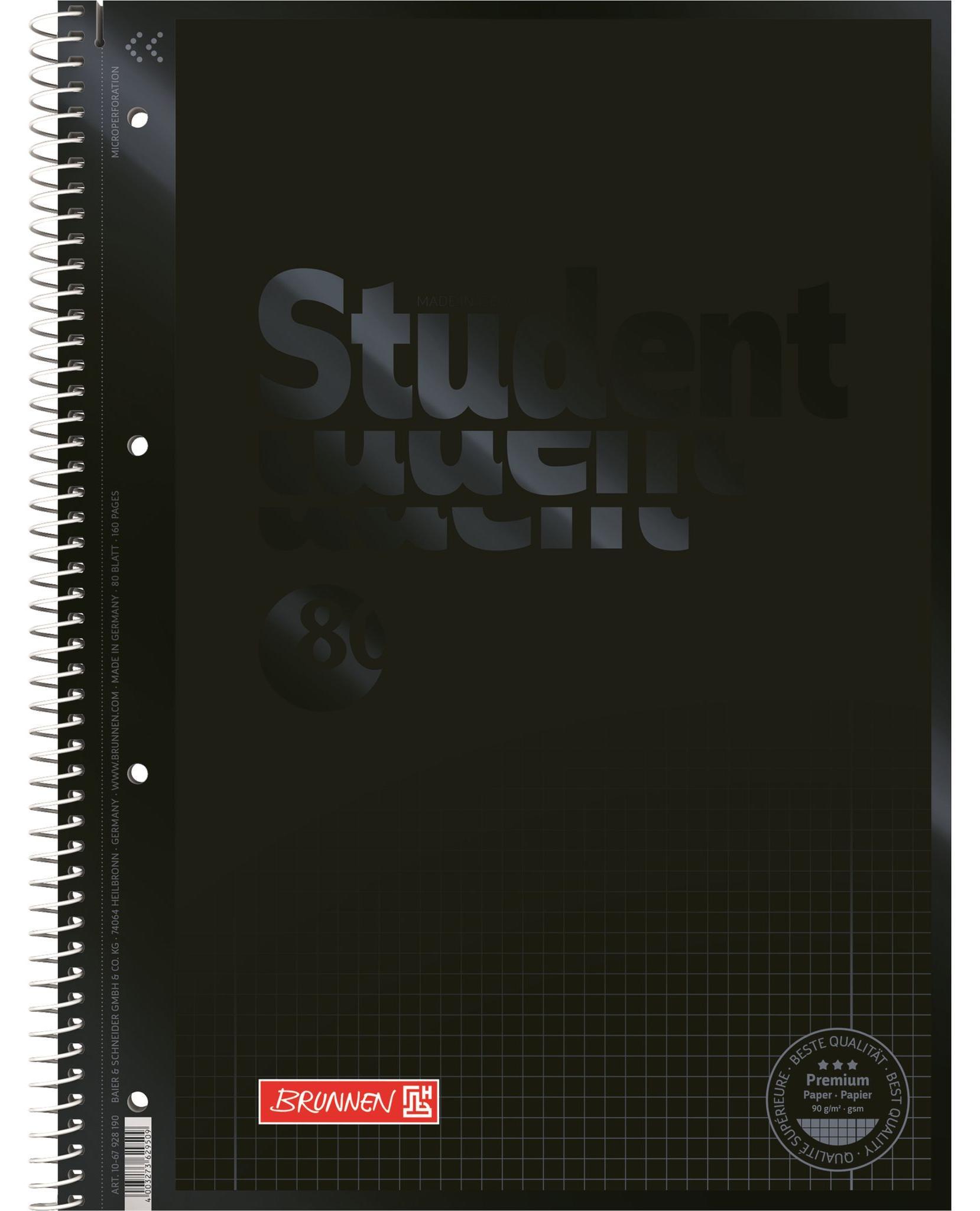 brunnen notebook a4 lined 90g 80 sheets