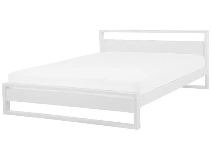 beliani bed frame giulia 180x200 cm white