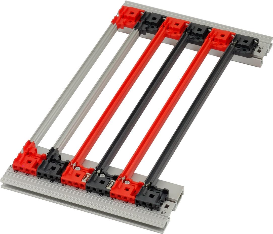 schroff rack accessories guiding rail 160mm groove 2mm 10 pack