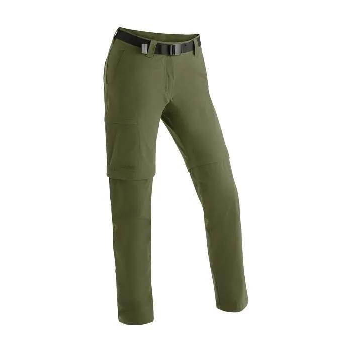maier sports hiking trousers inara slim zip green 36