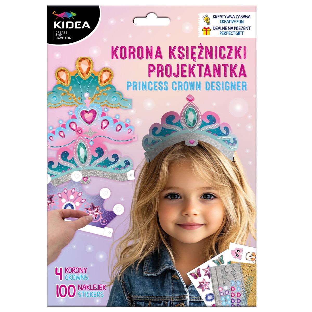 kidea creative toy set princess crown designer 4 crowns