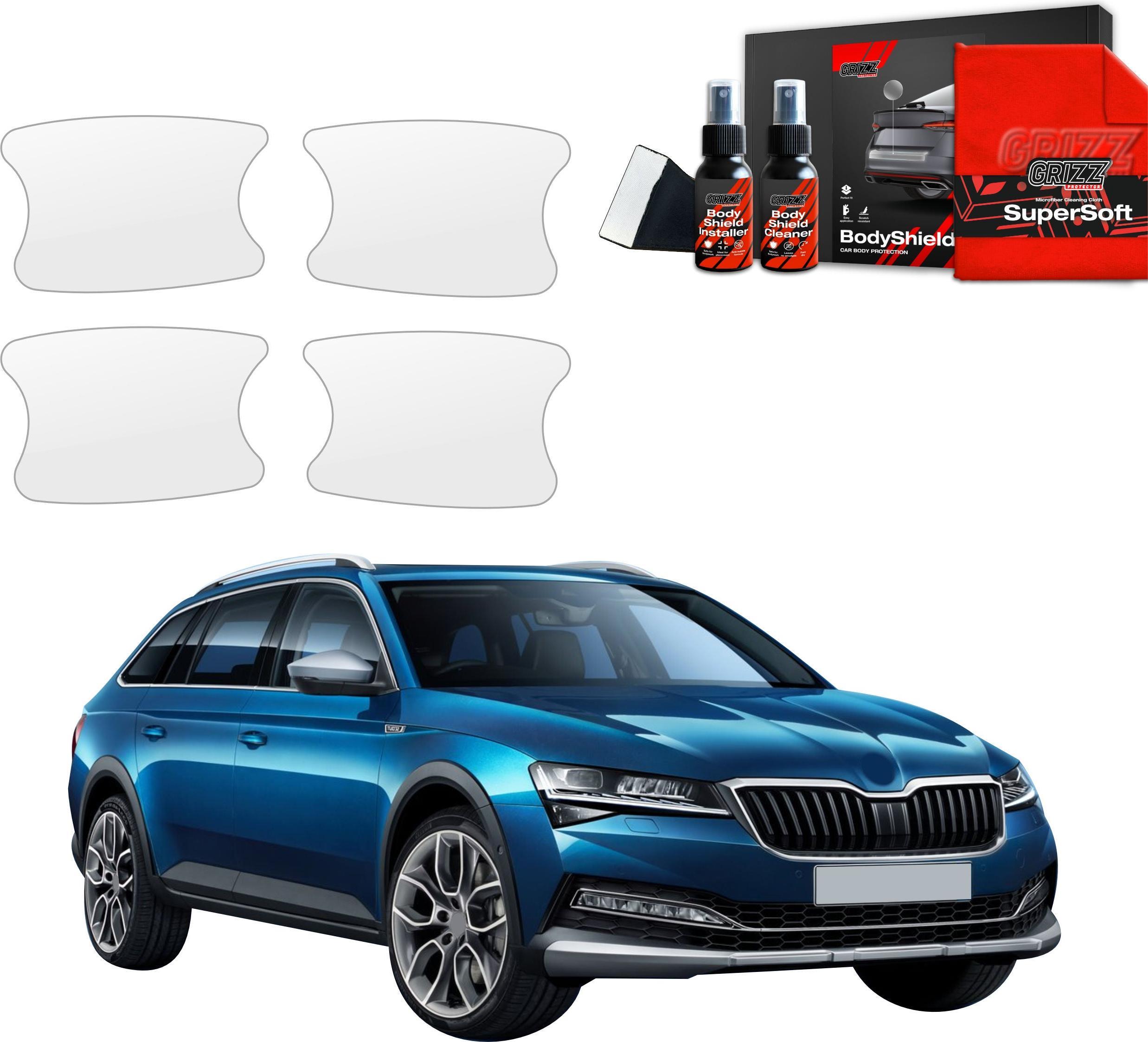 grizz protective film bodyshield skoda superb 3 combi 4in1