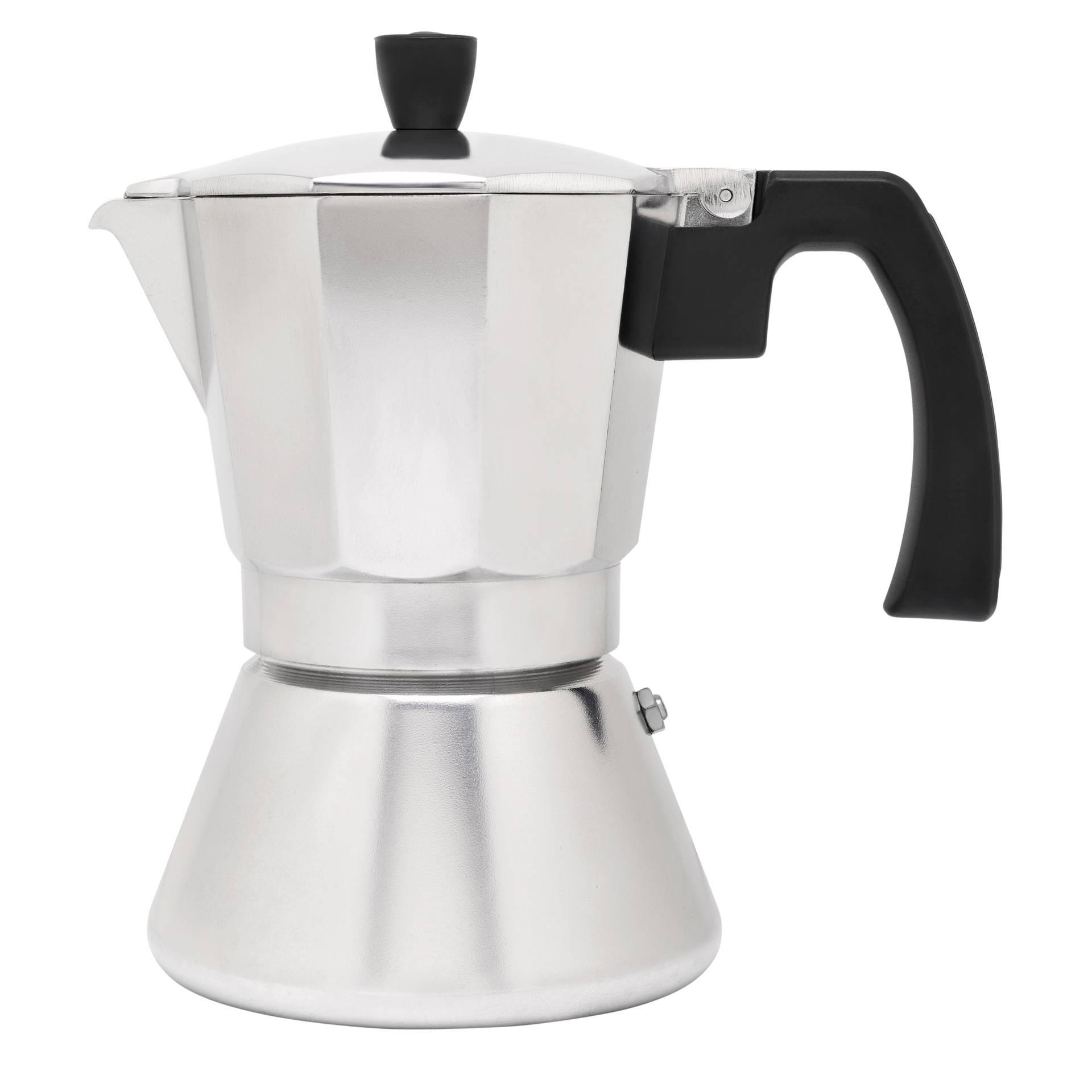 leopold stove-top coffee maker tivoli 6 cups stainless steel/aluminum