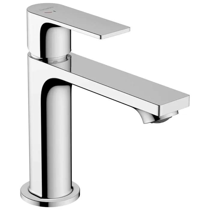 hansgrohe washbasin mixer faucet rebris e coolstart chrome 110mm