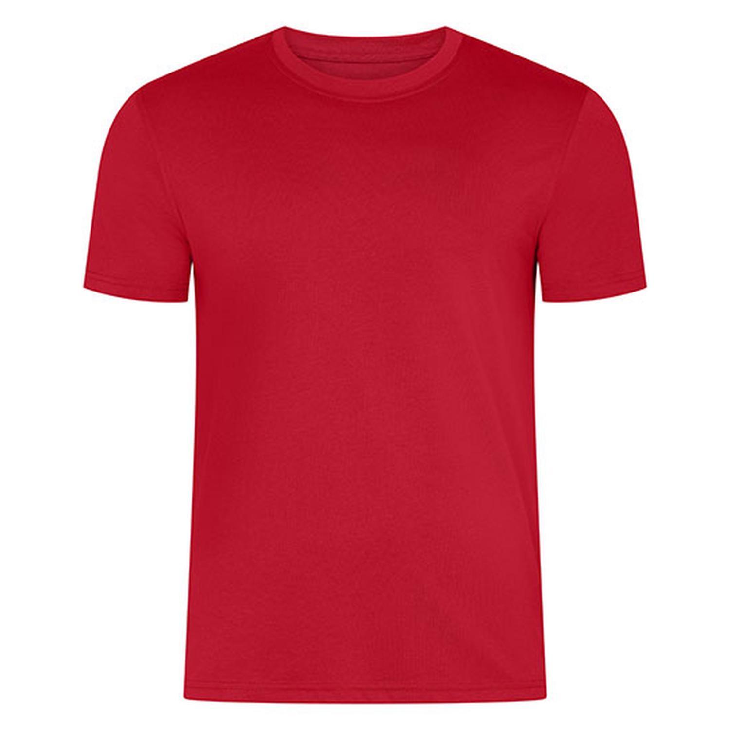 hrm t-shirt organic heavy luxury roundneck red xs