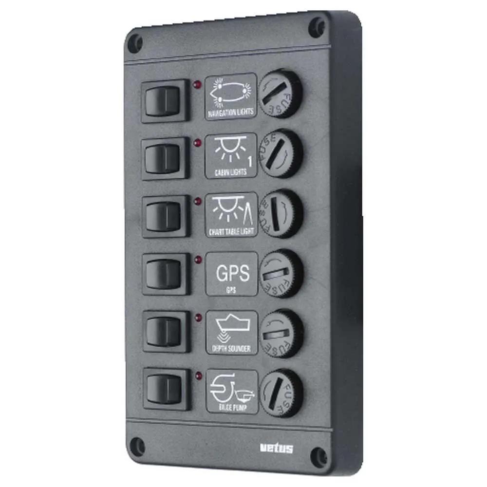 vetus switch panel p6 24 volt