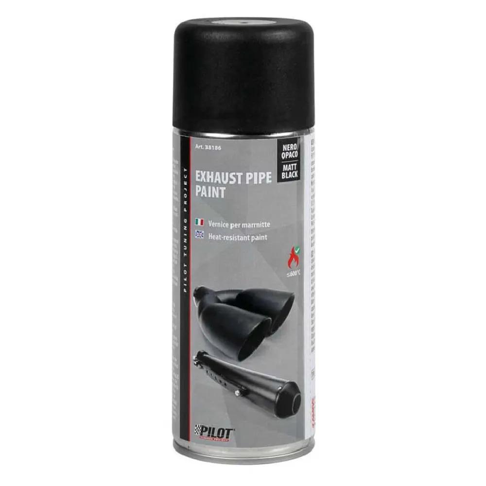 pilot muffler paint spray 400ml black matte