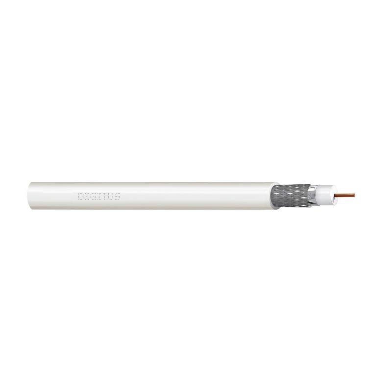 digitus coaxial cable rg-6 100m white