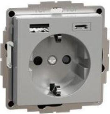 merten schuko socket with usb charger meg2367-0460 1 unit