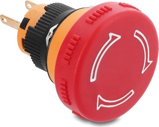 delock push button switch pilzkopf 16mm