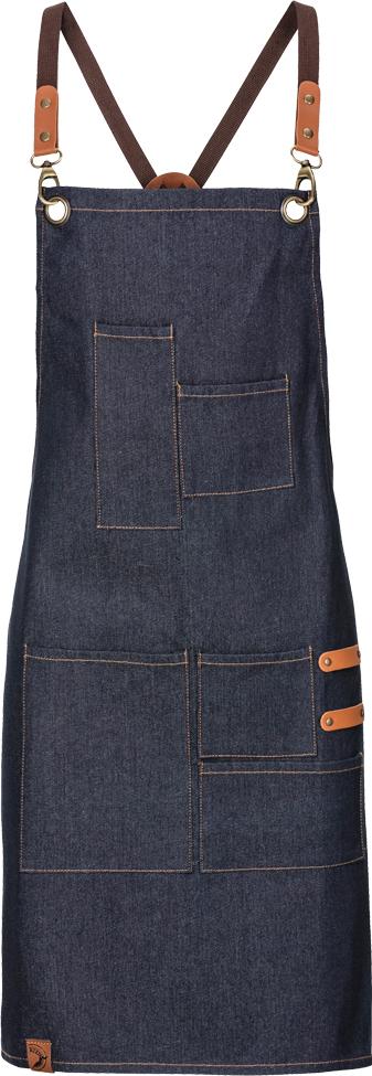 exner apron denim ex284 navy 60x45cm