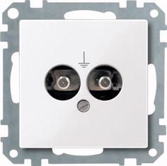 merten socket outlet 290425 white 2 sockets