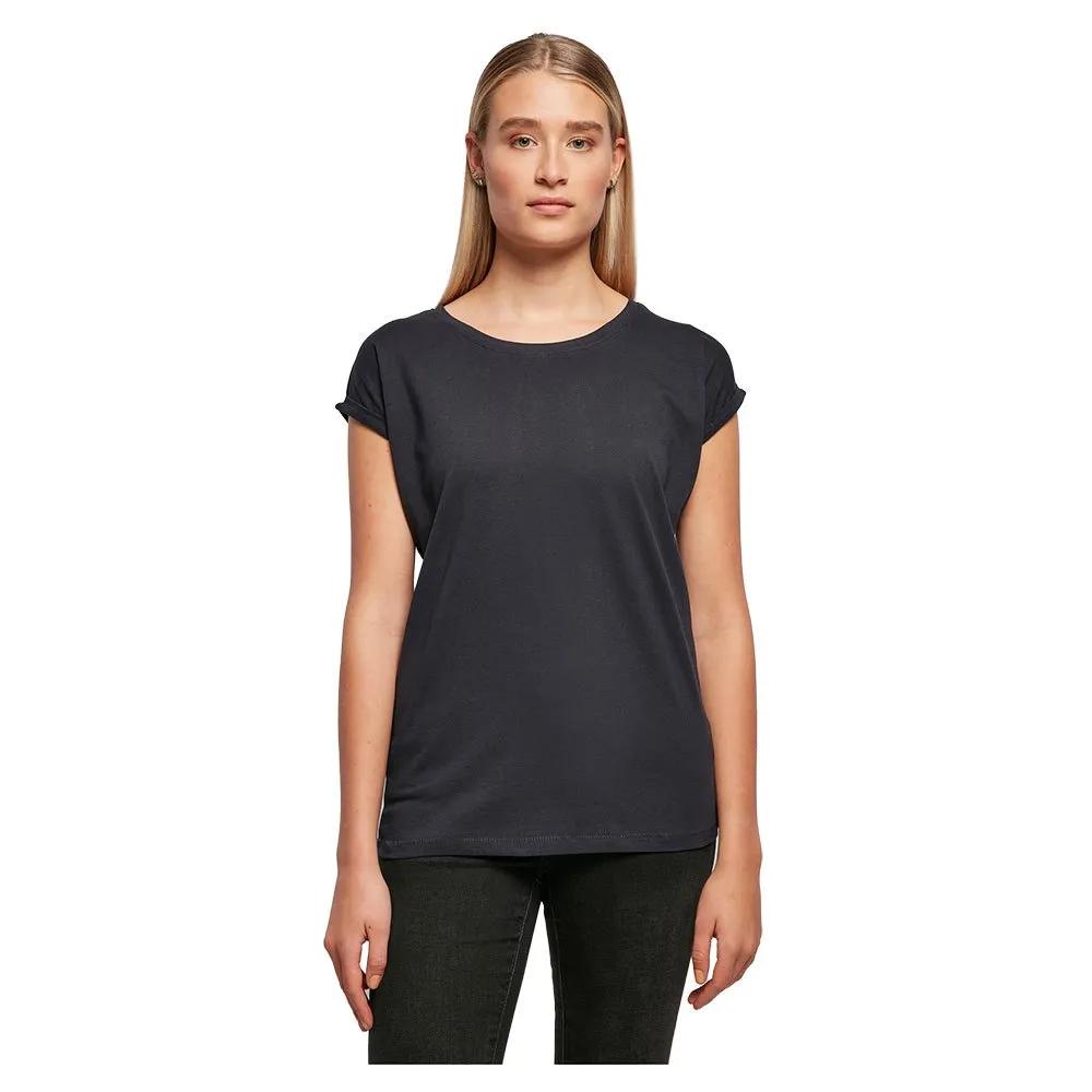 build your brand t-shirt extended shoulder navy l