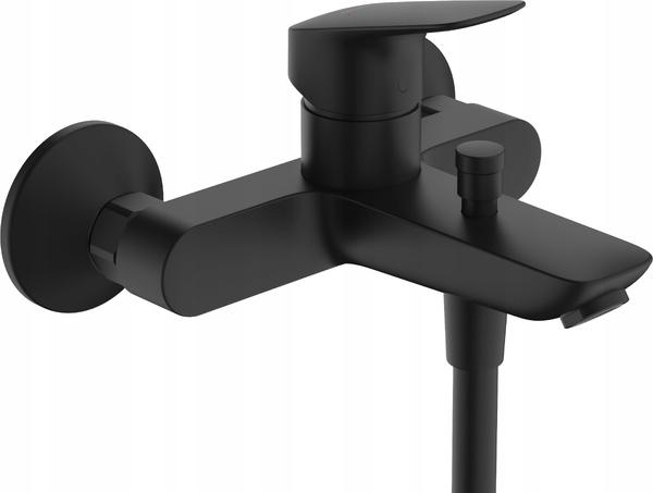 hansgrohe bathtub mixer tap logis black matte 71400670