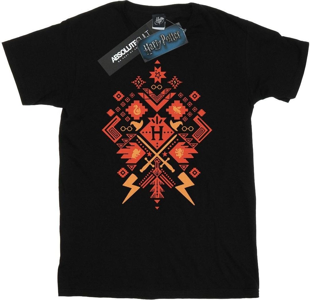 harry potter t-shirt christmas fair isle 3xl