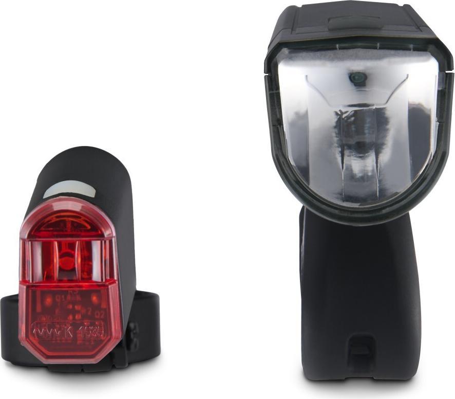 hama bicycle light set front rear led ipx4