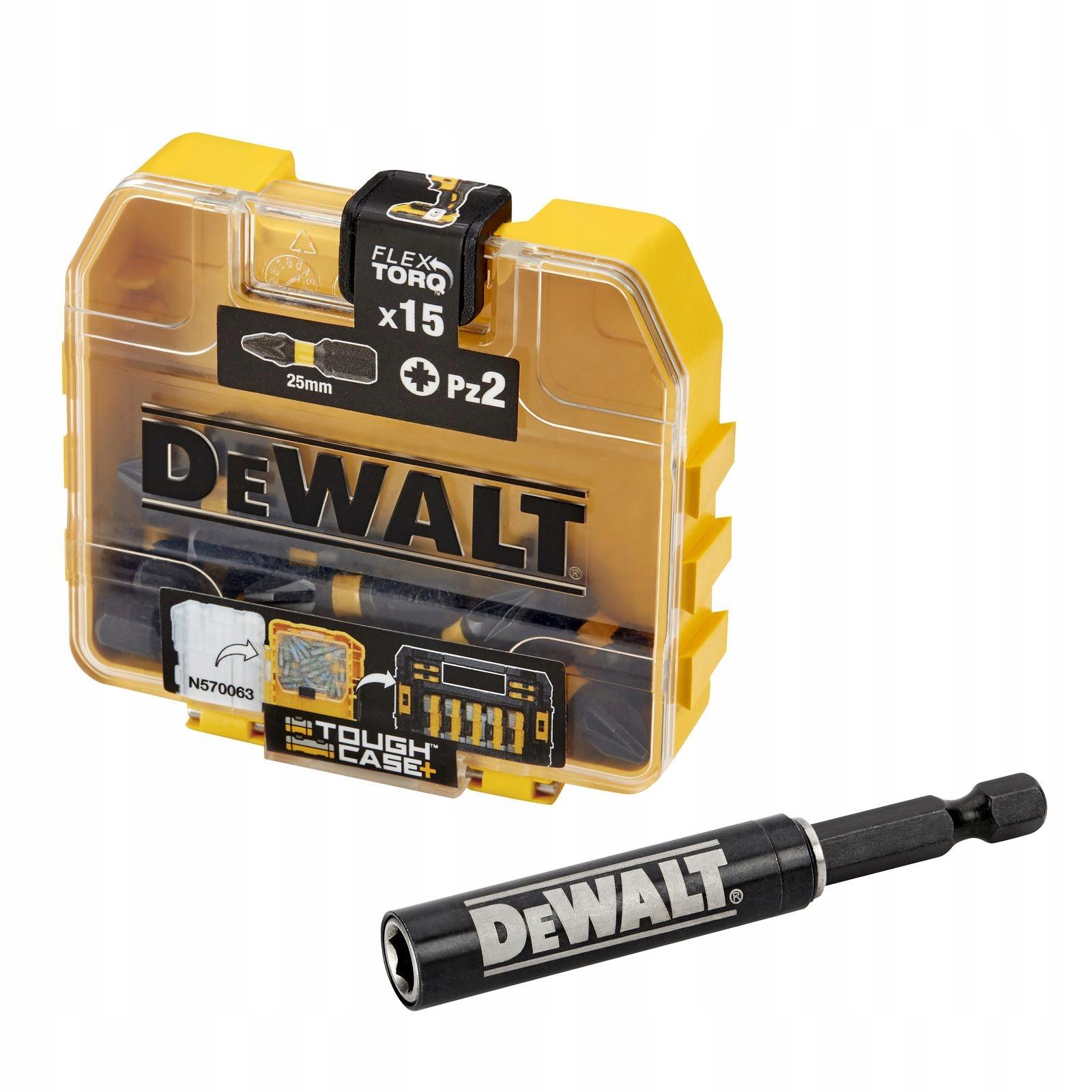 dewalt screwdriver bit set dt70618t-qz pz2 25mm