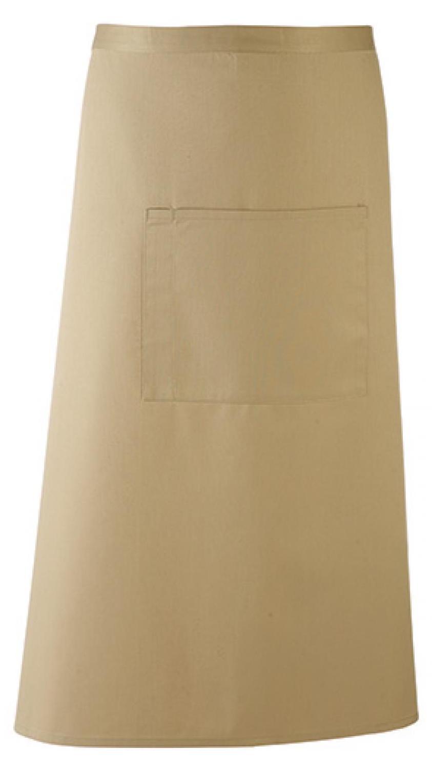 premier bar apron colours collection khaki 90x80cm