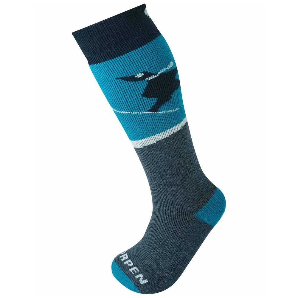 lorpen socks s2kne merino eco blue 2 pack