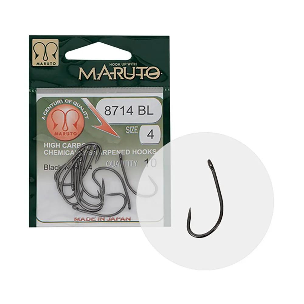 maruto fishing hook 8714bl single eyed
