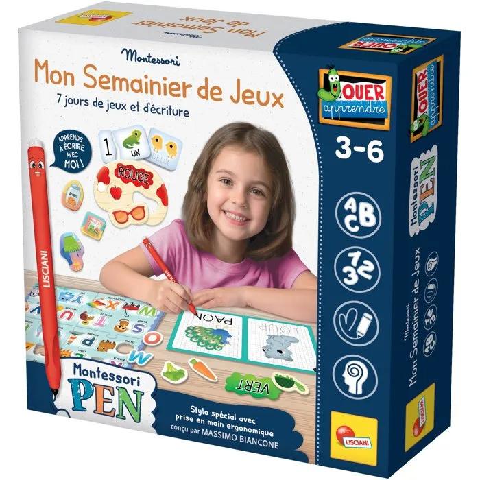 lisciani educational game montessori pen mon semainier 3 years
