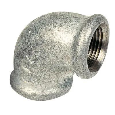 galvanized steel pipe fitting elbow 90 degree 12x17mm