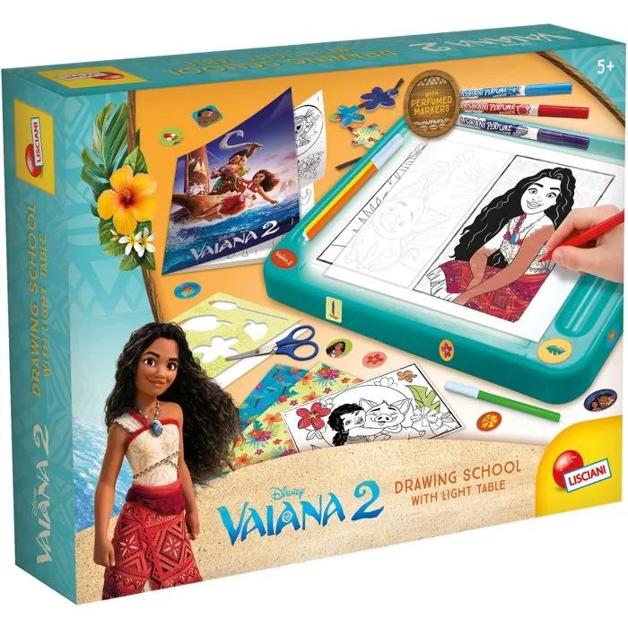 lisciani creative drawing kit vaiana 2 table a4
