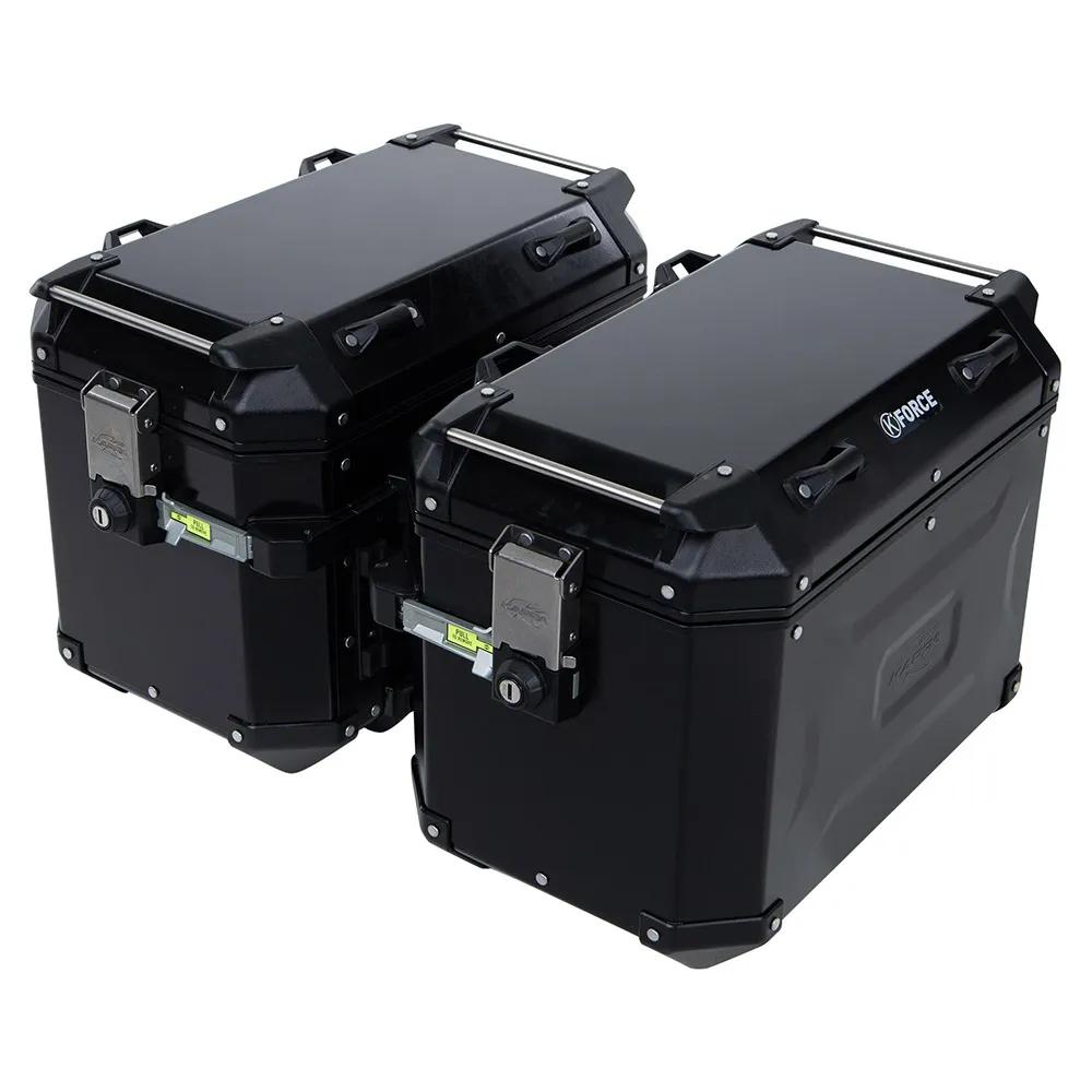 kappa motorcycle side case k-force 48l black