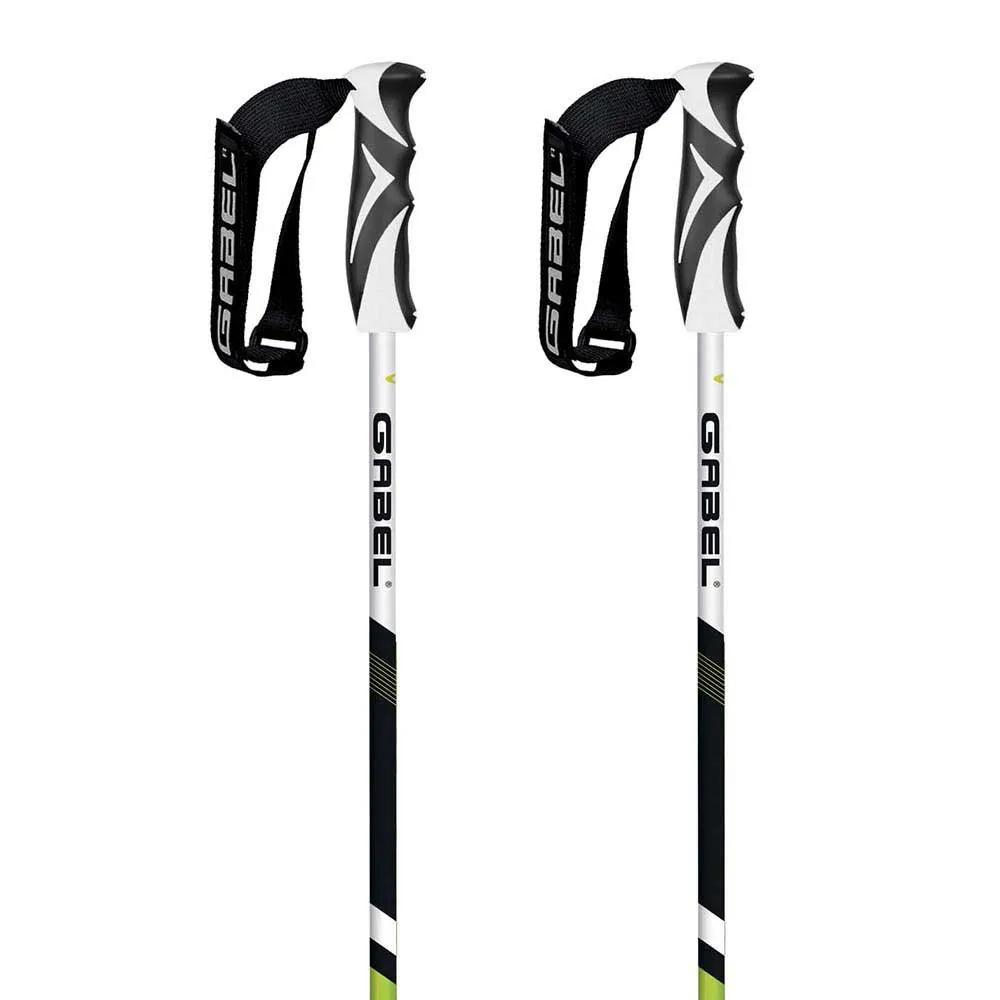 gabel ski poles carbon cross yellow 120 cm