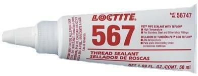 loctite thread sealant 567 high temperature 50ml