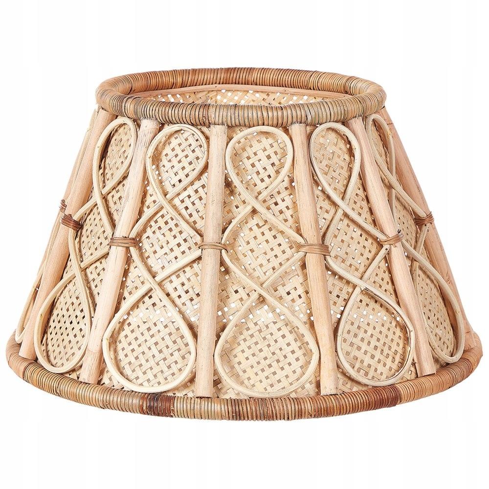 beliani tree skirt avent natural rattan 50cm
