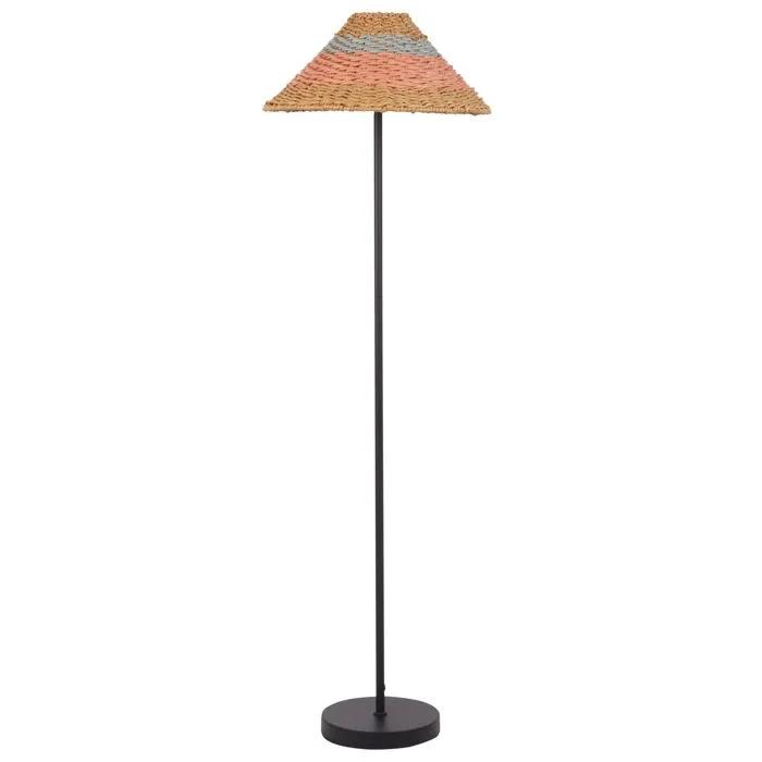 beliani floor lamp kyoga beige 150cm