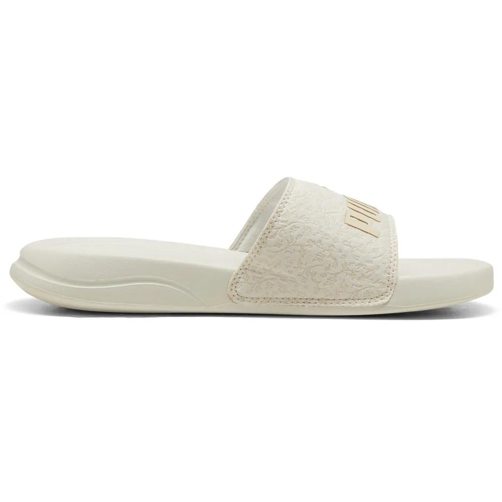 puma sandals popcat 20 floral embroidery ivory 39 eu