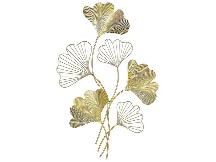 beliani wall decoration indium gold metal 79cm