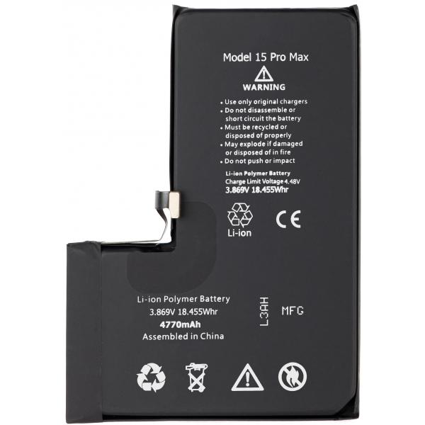 aftermarket battery iphone 15 pro max 4770mah