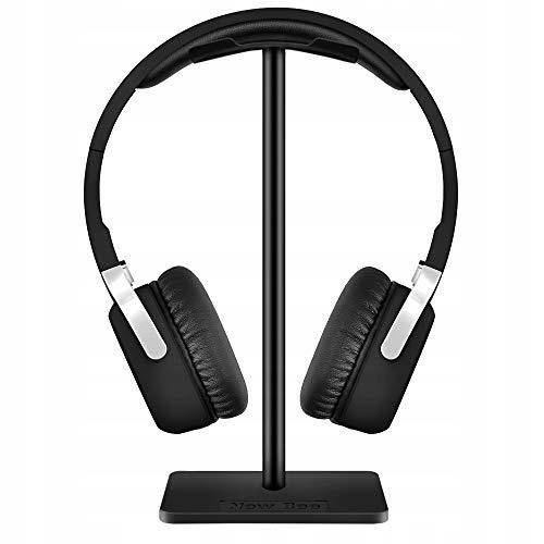 new bee headphone stand universal black aluminum