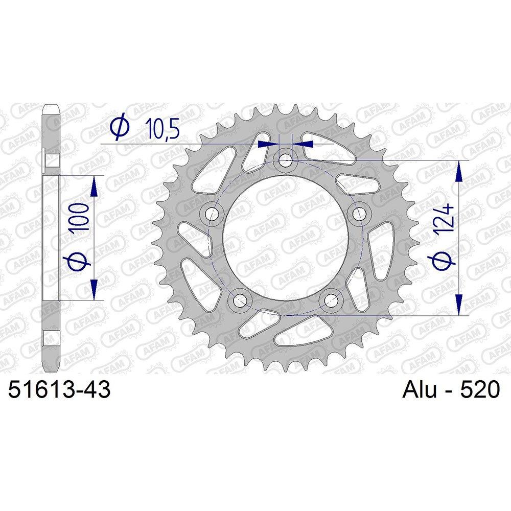 afam rear sprocket 51613 39t