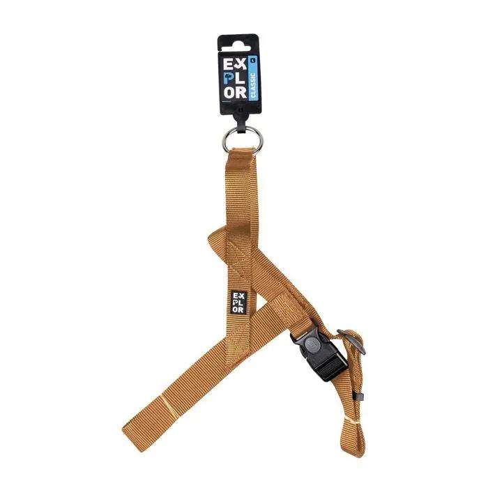 duvo+ dog harness chest fashion brown l