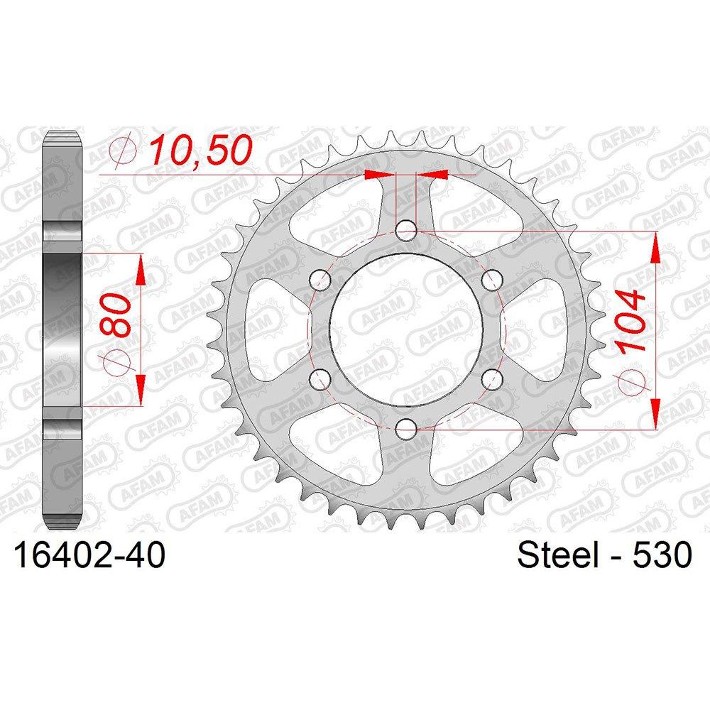 afam rear sprocket 16402 38t