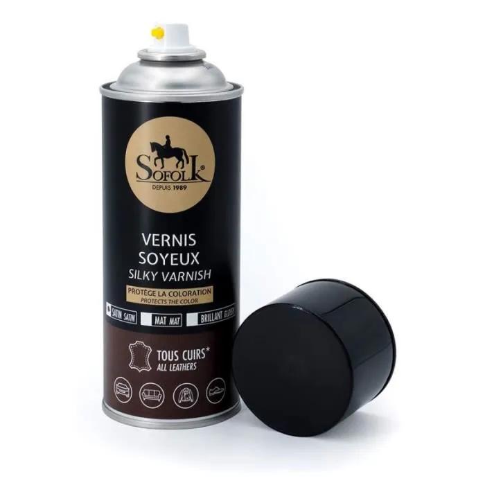 sofolk leather care product vernis soyeux aerosol 400ml