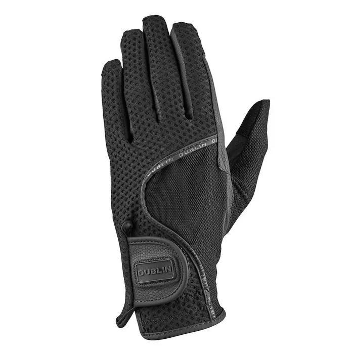 dublin riding gloves airflow honeycomb black m