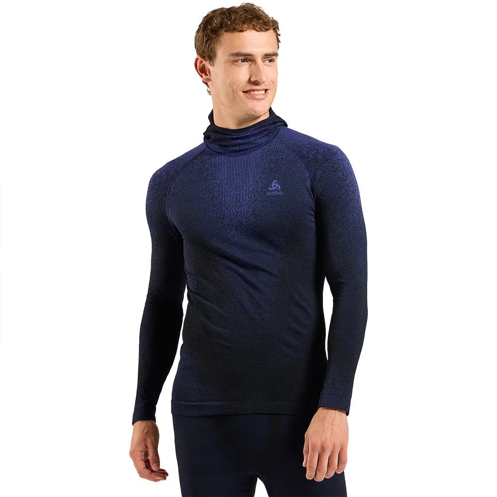 odlo base layer blackcomb warm skipper blue l