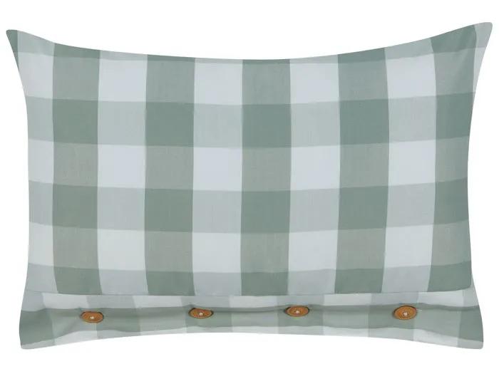 beliani decorative cushion tamnine 40x60cm mint green