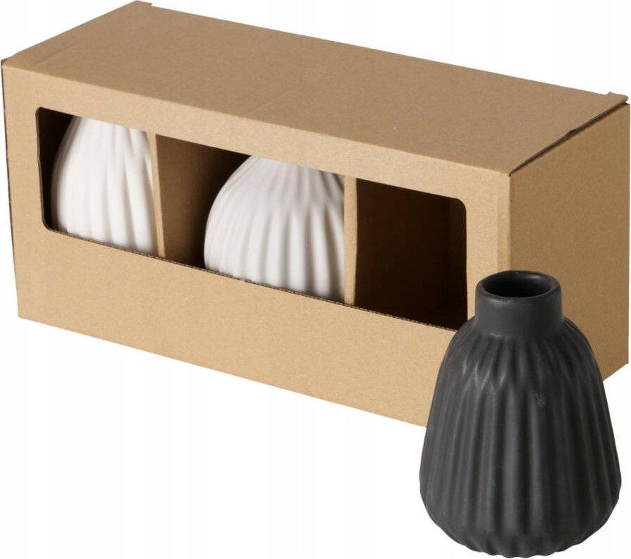 boltze ceramic vases esko 3 pieces matte finish