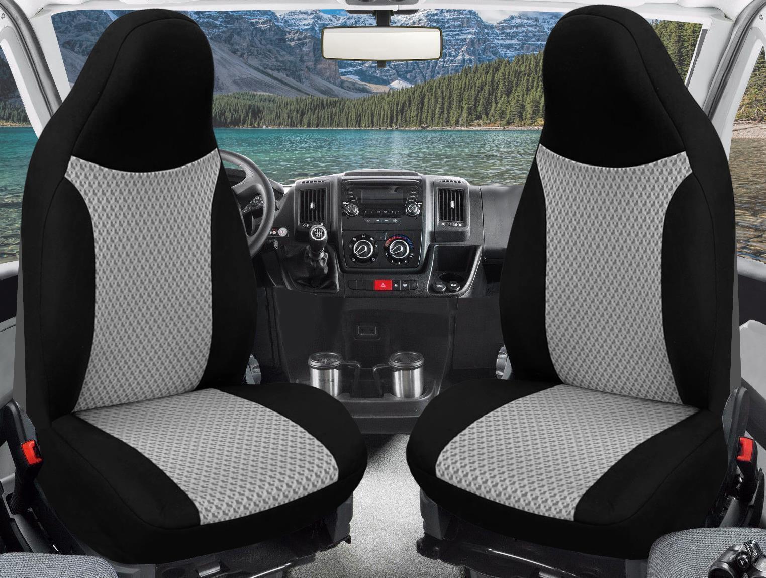 wohnmobil car seat covers black/beige 812