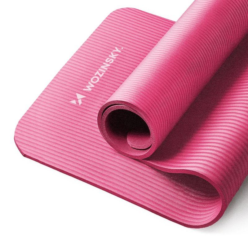wozinsky exercise mat wnsppink 181x63x1cm pink