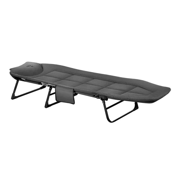 nils camp folding camping bed nc2720 grey 200cm