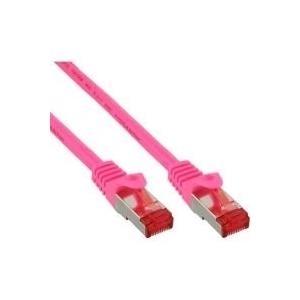 inline network cable cat6 s/ftp pink 1.5m
