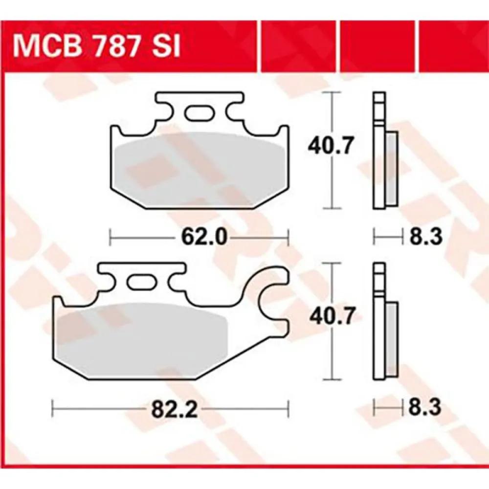 trw brake pads kh413 offroad sintered